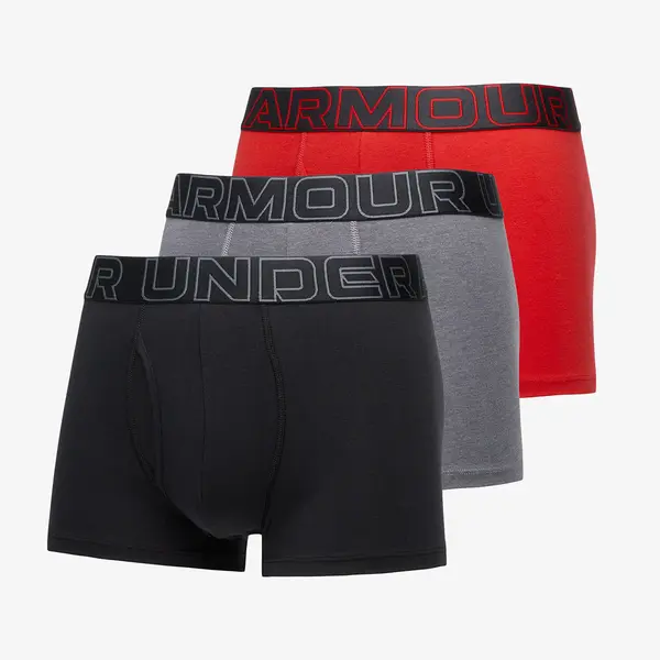 Under Armour Boksačice Under Armour M Performance Cotton 3in 3-Pack Grey XXL