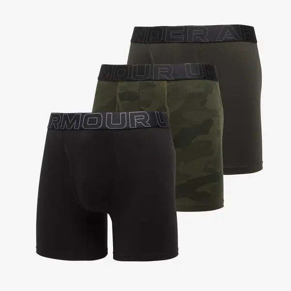 Under Armour Boksačice Under Armour Performance Cotton Print 6in 3-Pack Black M
