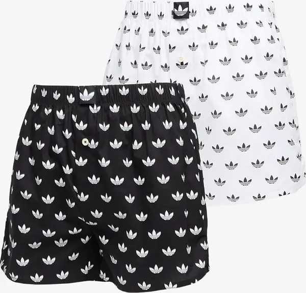 adidas Originals Bokserice adidas Woven Boxer 2-Pack Black/ White L