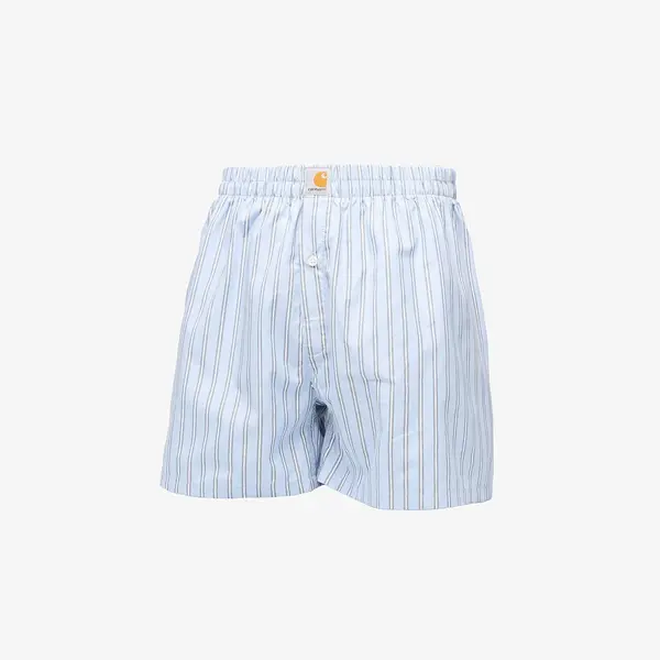 Carhartt WIP Bokserice Carhartt WIP Cotton Boxer Grimsby Stripe/ Blue Fog XL