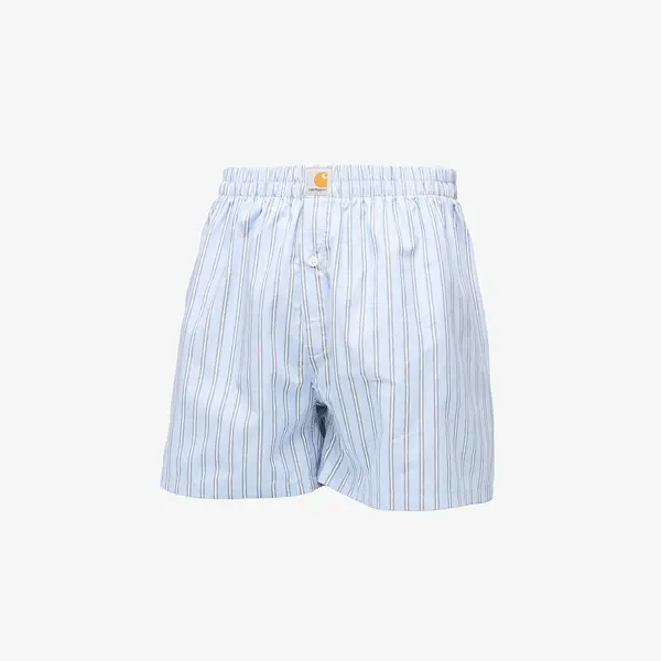 Carhartt WIP Bokserice Carhartt WIP Cotton Boxer Grimsby Stripe/ Blue Fog XXL