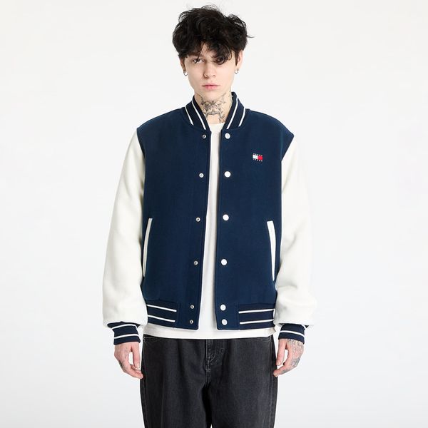 Tommy Hilfiger Bomber Tommy Jeans Wool Blend Varsity Jacket Blue S