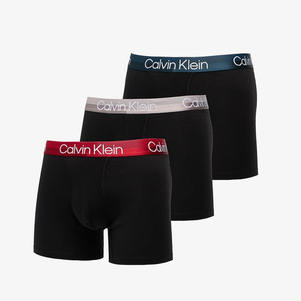 Calvin Klein Calvin Klein Cotton Stretch Blend Boxer Brief 3-Pack Black S