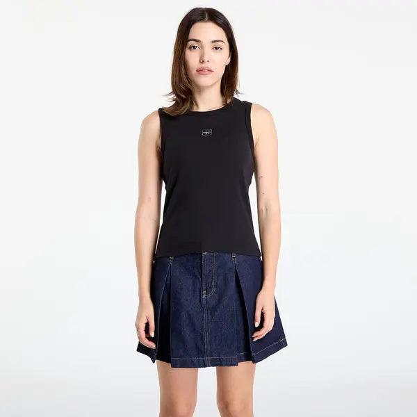 Calvin Klein Calvin Klein Jeans A - Woven Label 2X2 Tank Top Black S