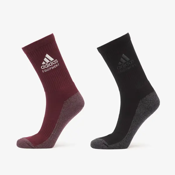 adidas Originals Čarape adidas 2-Pack Crew Socks Black/ Maroon S