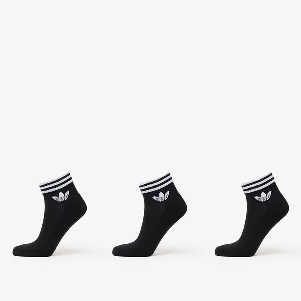 adidas Originals Čarape adidas 3-Stripes Ankle Socks 3-Pack Black S