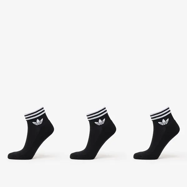 adidas Originals Čarape adidas 3-Stripes Ankle Socks 3-Pack Black XL