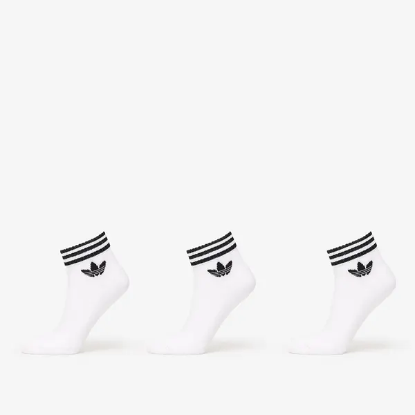 adidas Originals Čarape adidas 3-Stripes Ankle Socks 3-Pack White L