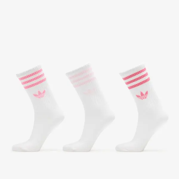 adidas Originals Čarape adidas 3-Stripes Crew Socks 3-Pack Bliss Pink/ Clear Pink/ Pink Fusion M