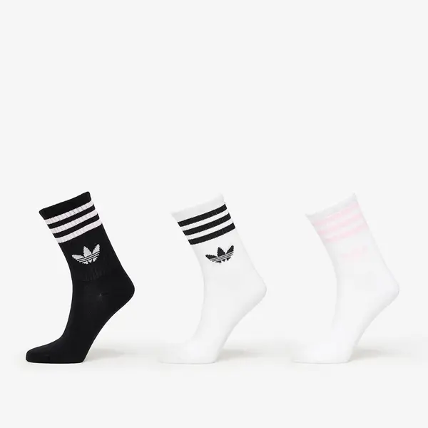 adidas Originals Čarape adidas 3-Stripes Crew Socks 3-Pack White/ Night Indigo/ White S