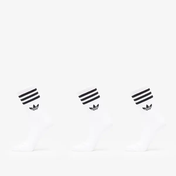 adidas Originals Čarape adidas 3 Stripes Crew Socks 3-Pack White/ White/ White L