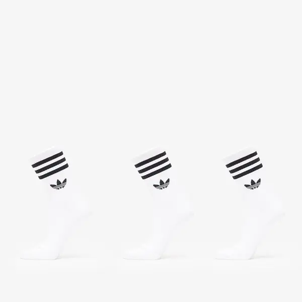 adidas Originals Čarape adidas 3 Stripes Crew Socks 3-Pack White/ White/ White M