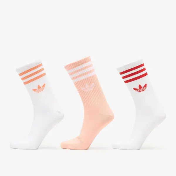 adidas Originals Čarape adidas 3-Stripes Crew Socks 3 Pairs White/ / White M