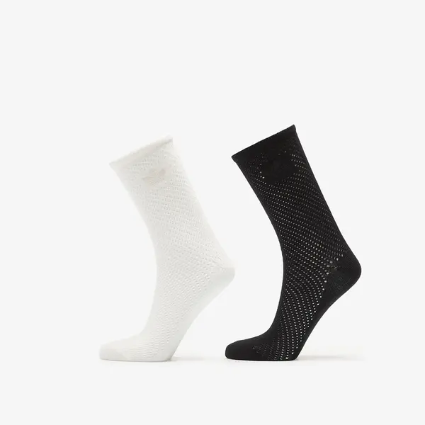 adidas Originals Čarape adidas Crochet Crew Socks 2 Pairs Off White/ Black L