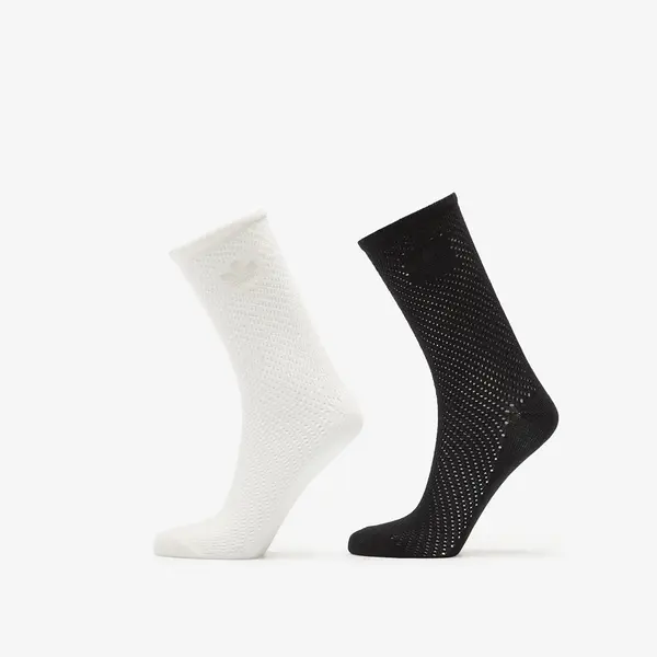 adidas Originals Čarape adidas Crochet Crew Socks 2 Pairs Off White/ Black XS