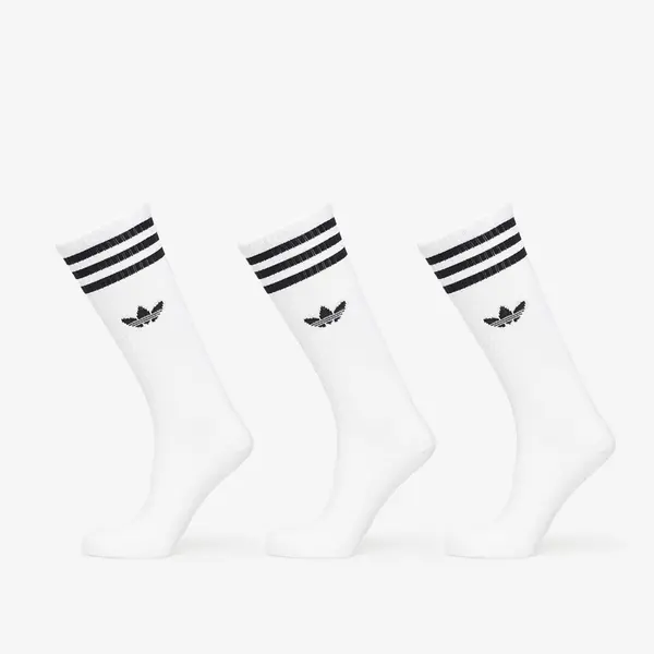adidas Originals Čarape adidas High Solid Crew Sock 3-Pack White M
