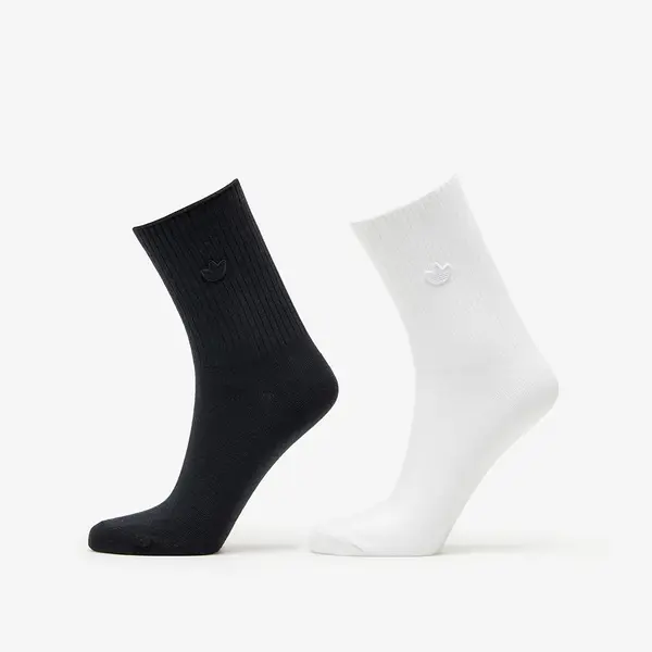 adidas Originals Čarape adidas Originals Premium Essentials Crew Sock 2-Pack White/ Black XL