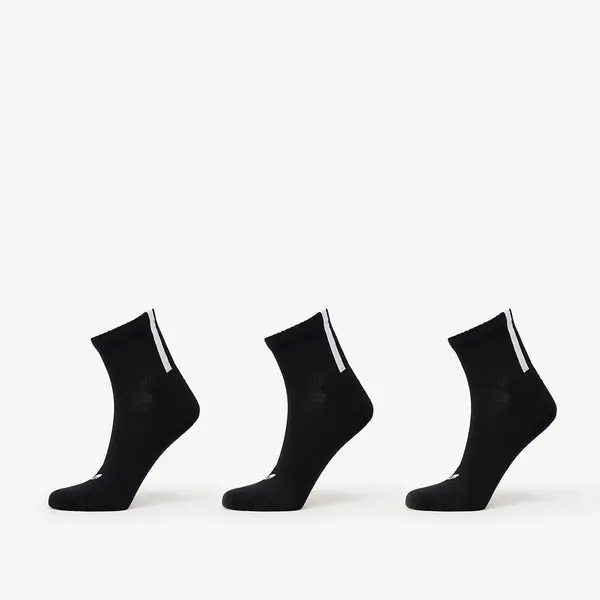 adidas Originals Čarape adidas Quarter 3 Back Stripes Socks 3-Pack Black/ White S