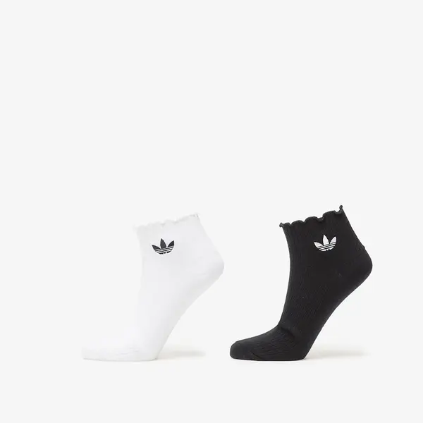adidas Originals Čarape adidas Ruffle Quarter Socks White/ Black S