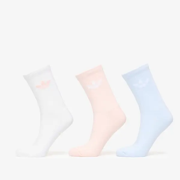 adidas Originals Čarape adidas Trefoil Crew Sock Cushion 3-Pack White S