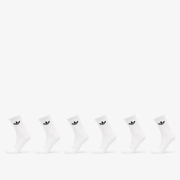 adidas Originals Čarape adidas Trefoil Crew Sock Cushion 6-Pack White XL