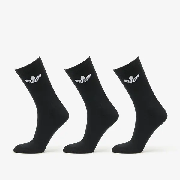 adidas Originals Čarape adidas Trefoil Cushion Crew Socks 3-Pack Black M