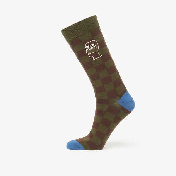 Brain Dead Čarape Brain Dead Logohead Dress Socks Chckr Universal