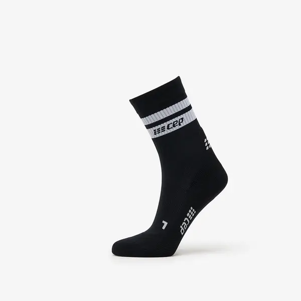 CEP Čarape CEP 80's Mid Cut Compression Socks Black/ White S