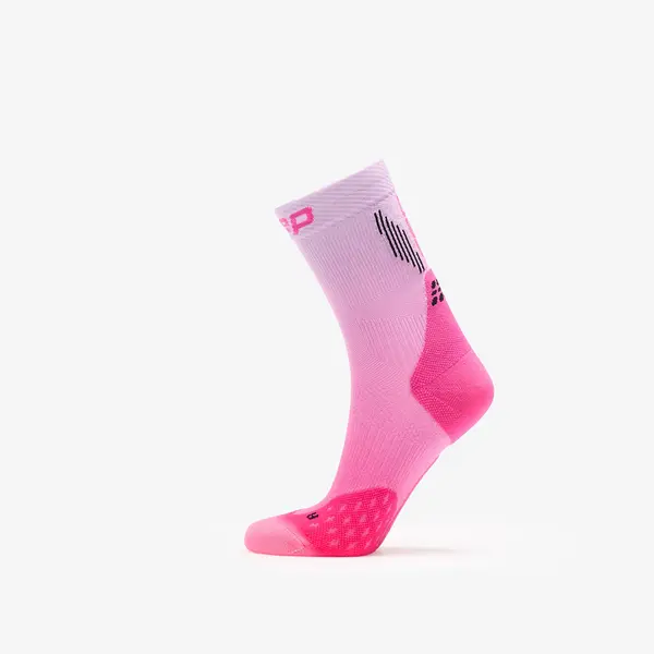CEP Čarape CEP Mid Cut Gradient Socks Pink/ Lilac Fade L