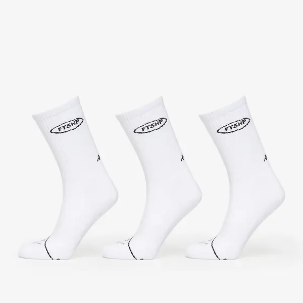 FTSHP Čarape Footshop Basic But Not Basic Socks 3-Pack White 36-38