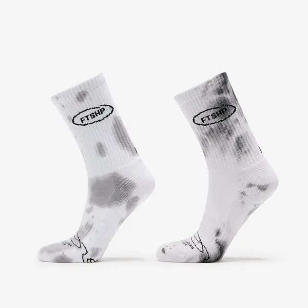 FTSHP Čarape Footshop Basic Crew Socks 2-Pack Tie Dey Bw 43-46