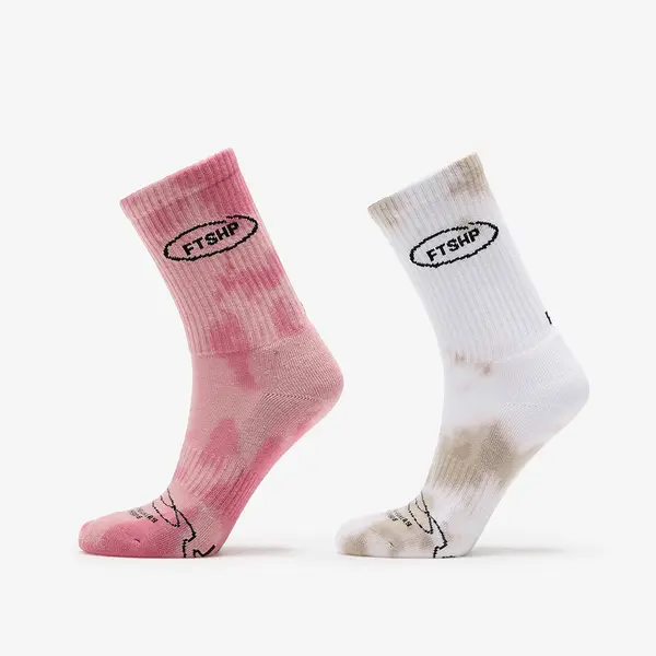 FTSHP Čarape Footshop Basic Crew Socks 2-Pack Tie Dye Color 39-42