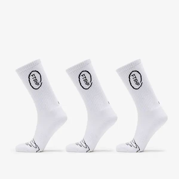 FTSHP Čarape Footshop High Crew Socks 3-Pack White 43-46