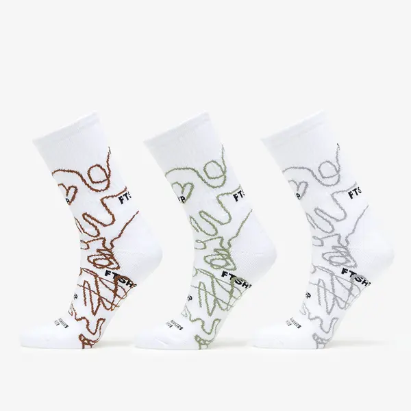 FTSHP Čarape Footshop The Bubble Socks 3-Pack Multicolour 39-42