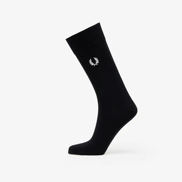 FRED PERRY Čarape FRED PERRY Classic Laurel Wreath Sock Black/ Snow White 43-46