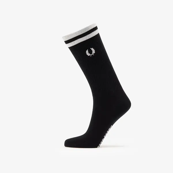 FRED PERRY Čarape FRED PERRY Tipped Sports Sock Black/ Snow White 6-9