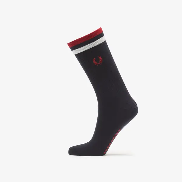 FRED PERRY Čarape Fred Perry Tipped Sports Sock Navy/ Snow White/ Burnt Red 43-46