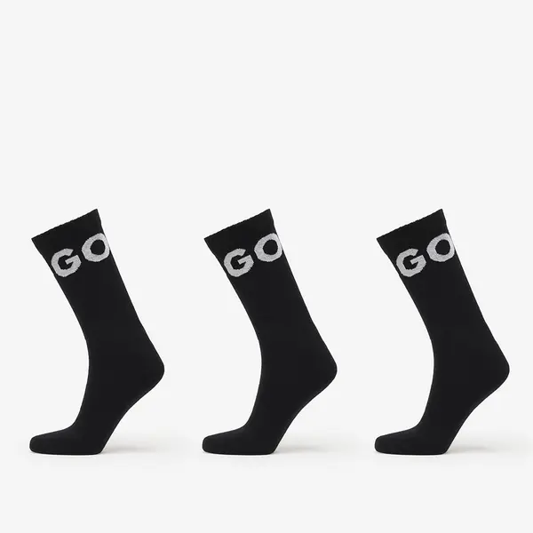 Hugo Boss Čarape Hugo Boss Men-H-3-Pack Qs Iconic Cc Black 39-42