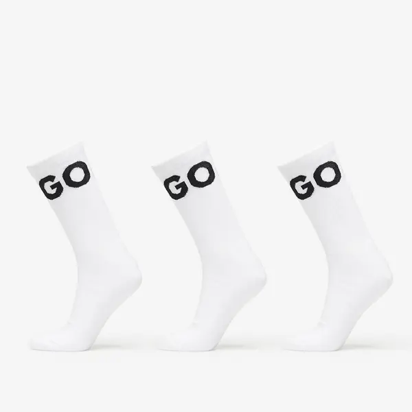 Hugo Boss Čarape Hugo Boss Men-H-3-Pack Qs Iconic Cc White 43-46