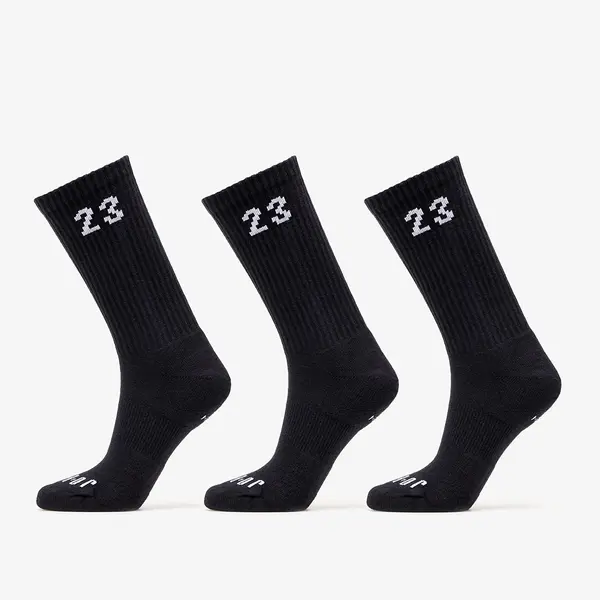 Nike Čarape Jordan Essentials Crew Socks 3-Pack Black/ White S
