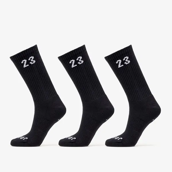Nike Čarape Jordan Essentials Crew Socks 3-Pack Black/ White XL