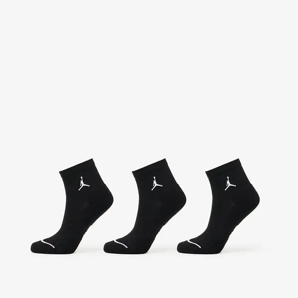 Jordan Čarape Jordan Everyday Ankle Socks 3-Pack Black/ White M