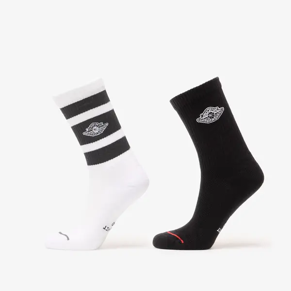 Jordan Čarape Jordan Everyday Elevated Crew Socks 2-Pack White/ Black/ White M