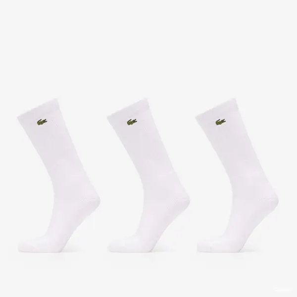 LACOSTE Čarape LACOSTE Socks 3-Pack White 43-46