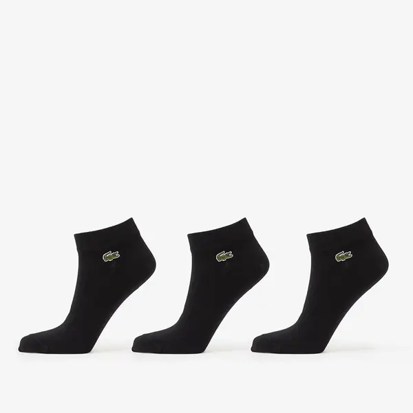 LACOSTE Čarape LACOSTE Socks Black/ Black-Black 36-39