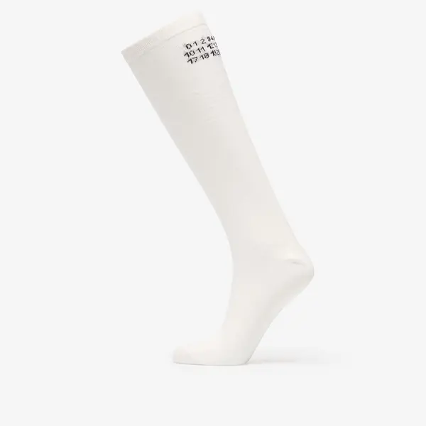 MM6 Čarape MM6 Bootleg Sock Off White S