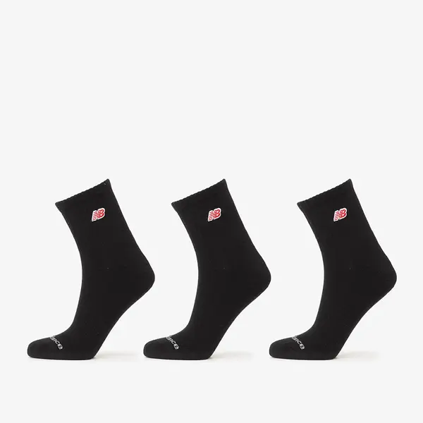 New Balance Čarape New Balance Red Patch Logo Ankle 3-Pack Black M