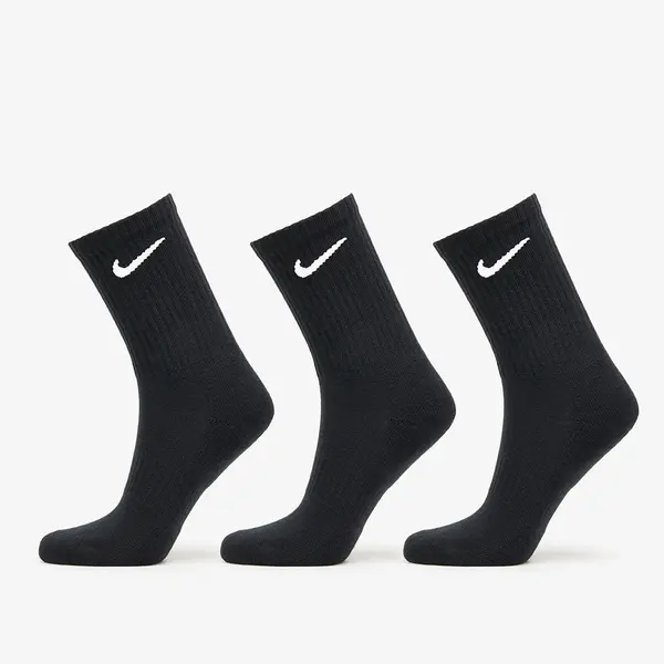 Nike Čarape Nike Everyday Cush 3-Pack Crew Socks Black/ White XL