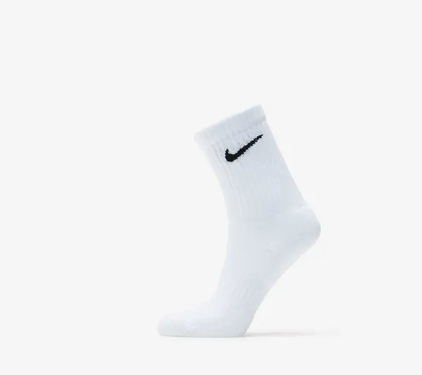 Nike Čarape Nike Everyday Cush 3-Pack Crew Socks White/ Black L