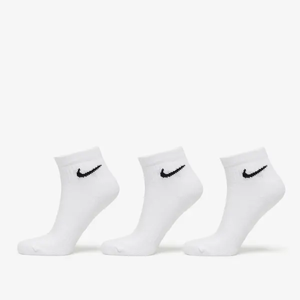 Nike Čarape Nike Everyday Cush Ankle Socks 3-Pack White/ Black XL